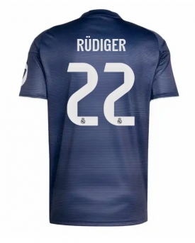 Real Madrid Antonio Rudiger #22 Maglia Gara Trasferta Repliche 2025-26 Maniche Corte